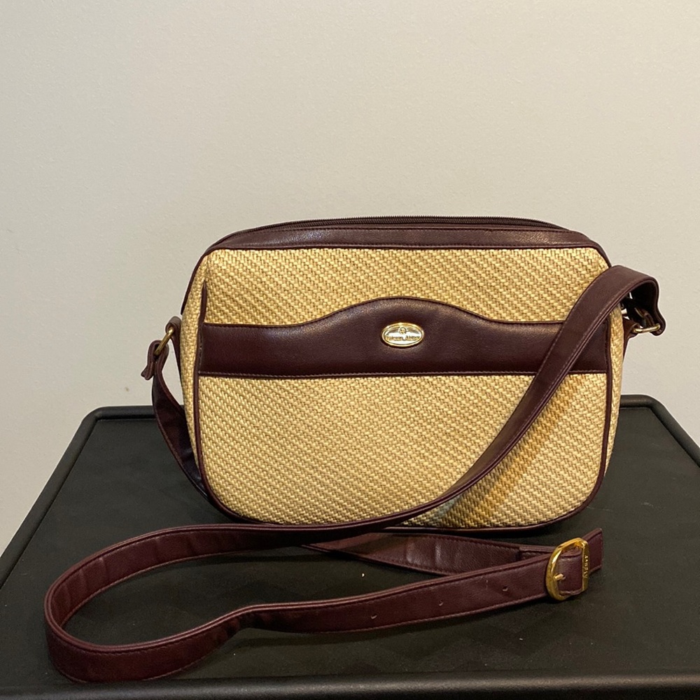 Vintage Etienne Aigner Straw Bag:  great piece!